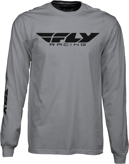 Fly Corporate L/S Tee Grey Xl