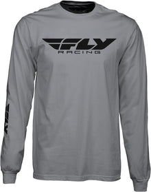 Fly Corporate L/S Tee Grey Lg