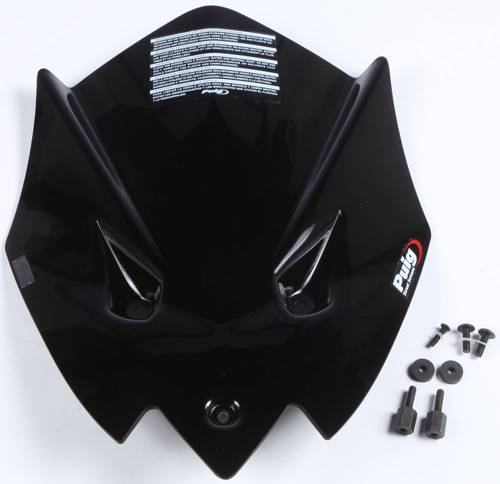 Windscreen Racing Black