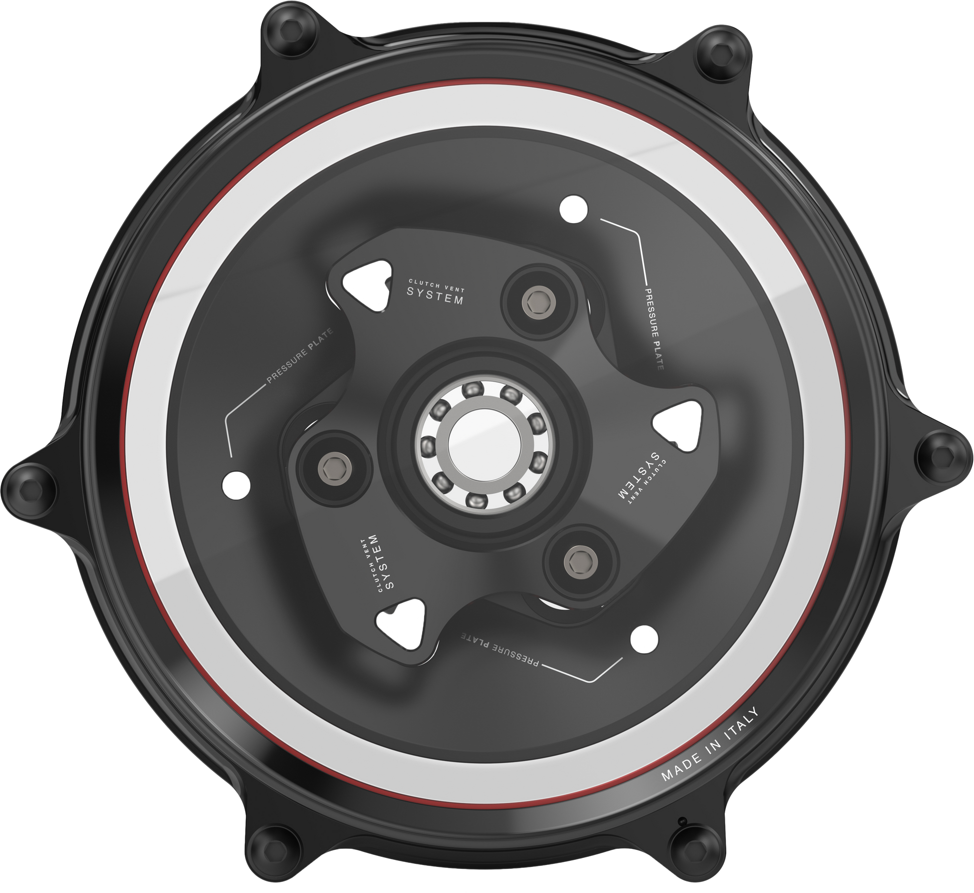 Clutch Cover Black Duc V2