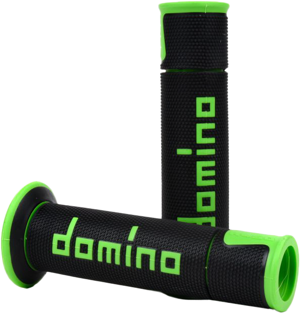 A450 Road Racing Grips Green/Black Pair