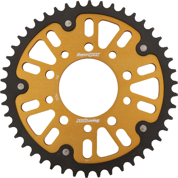 Rear Stealth Sprocket Alu/Stl 46t 530 Gld Tri