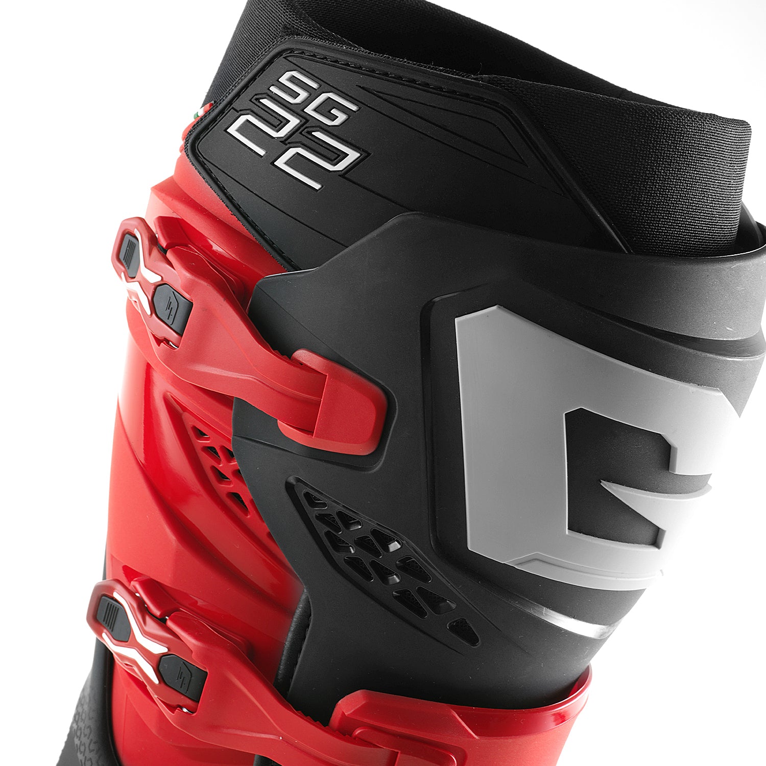 Sg22 Gore Tex Enduro Le Boots Red/Black/Grey Sz 10