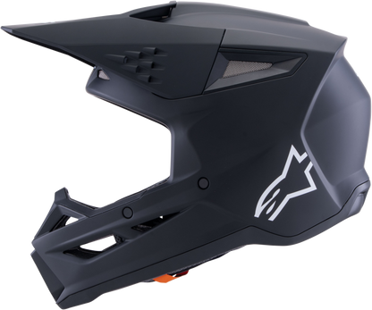 Sm3 Solid Helmet Black Matt Lg