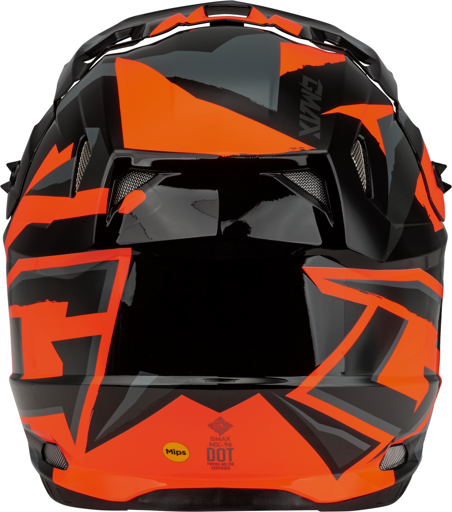 Mx 96 Splinter Helmet Black/Orange Md