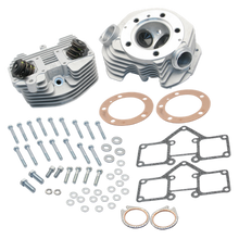 S&S Cycle Super Stock 3-5/8in Bore O-Ring Style Single Plug Cylinder Head Kit - Natural