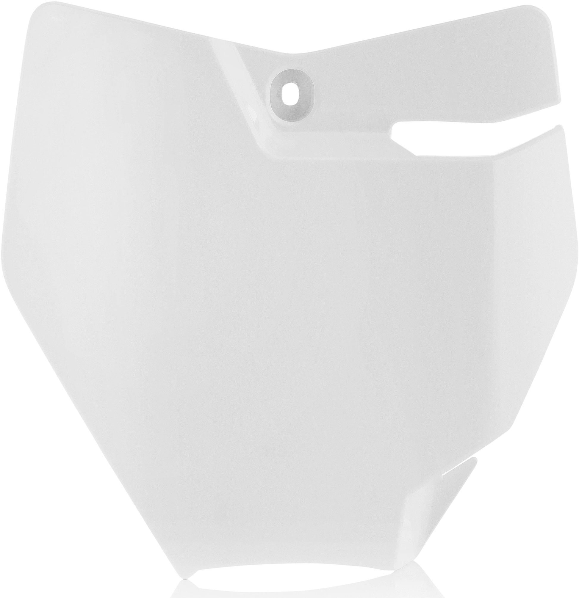Front Number Plate White