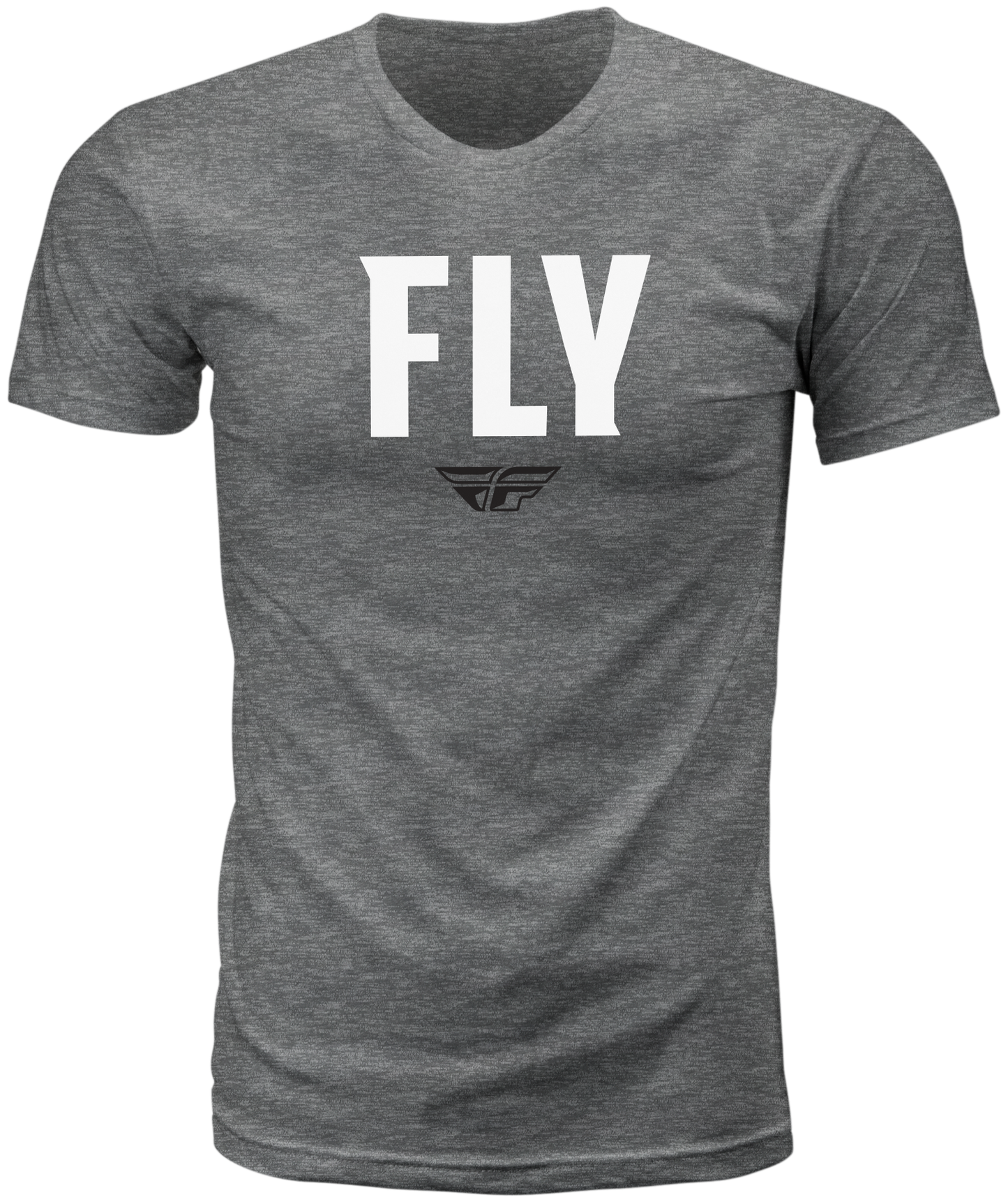 Fly Wfh Tee Dark Grey Heather Lg