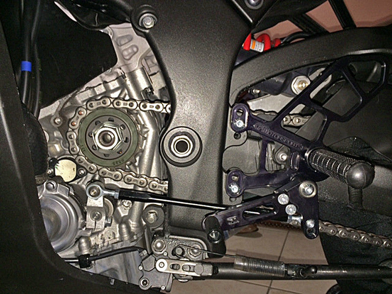 WOODCRAFT Kawasaki ZX-10R (11-15) Complete Rearset Kit (Standard Shift)