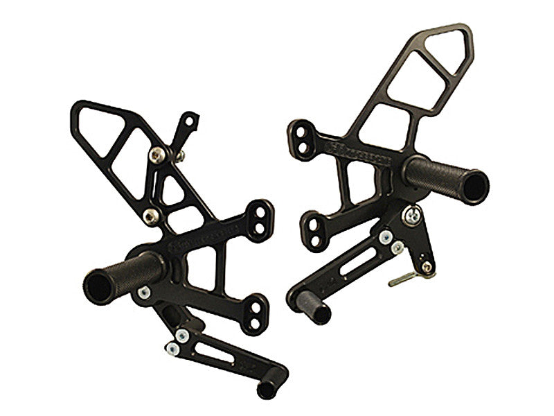 WOODCRAFT Kawasaki ZX-10R (11-15) Complete Rearset Kit (Standard Shift)