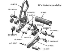WOODCRAFT Suzuki SV650 (03-11) Black Complete Rearsets, Standard Shift, with Pedals