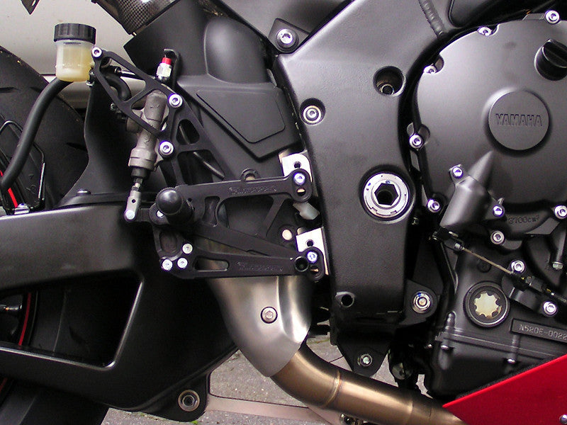 WOODCRAFT Yamaha R1 (09-14) RearSet Assembly Complete