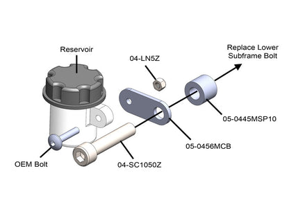WOODCRAFT Yamaha R6 (2017+) Complete Rear Set Kit  Standard Shift  BLACK - WILL ALSO FIT 2006-16 MODELS