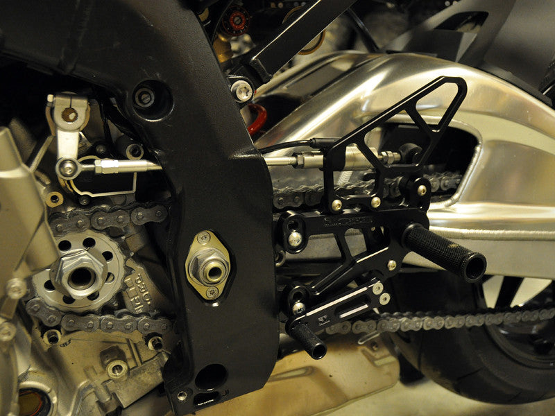WOODCRAFT BMW S1000RR/HP4 (09-14) Rearset Kit - Standard Shift with Pedals