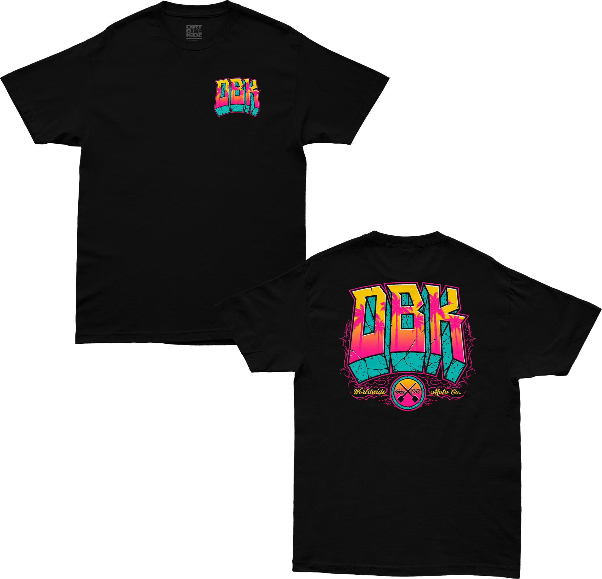 Block X Block Tee Black Lg