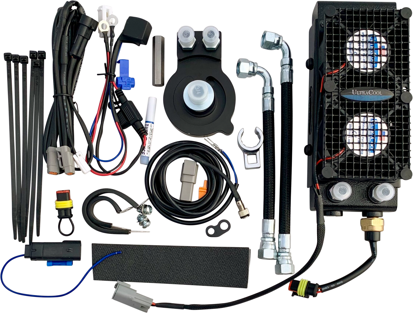 Oil Cooler M8 Touring `17 23 (Chopped Guard)