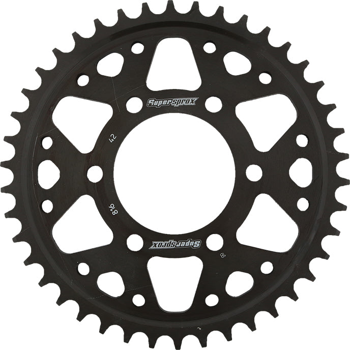 Rear Sprocket Steel 42t 530 Blk Suz