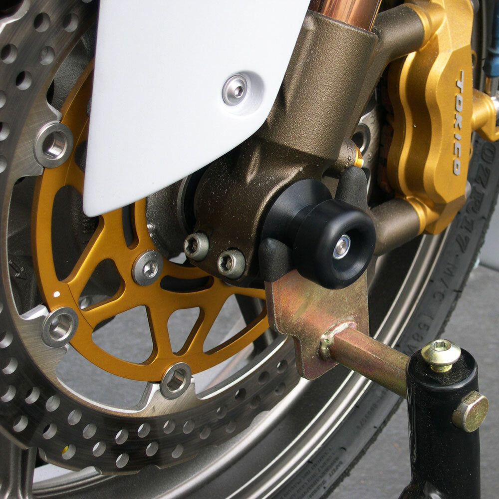 Front Axle Sliders Black