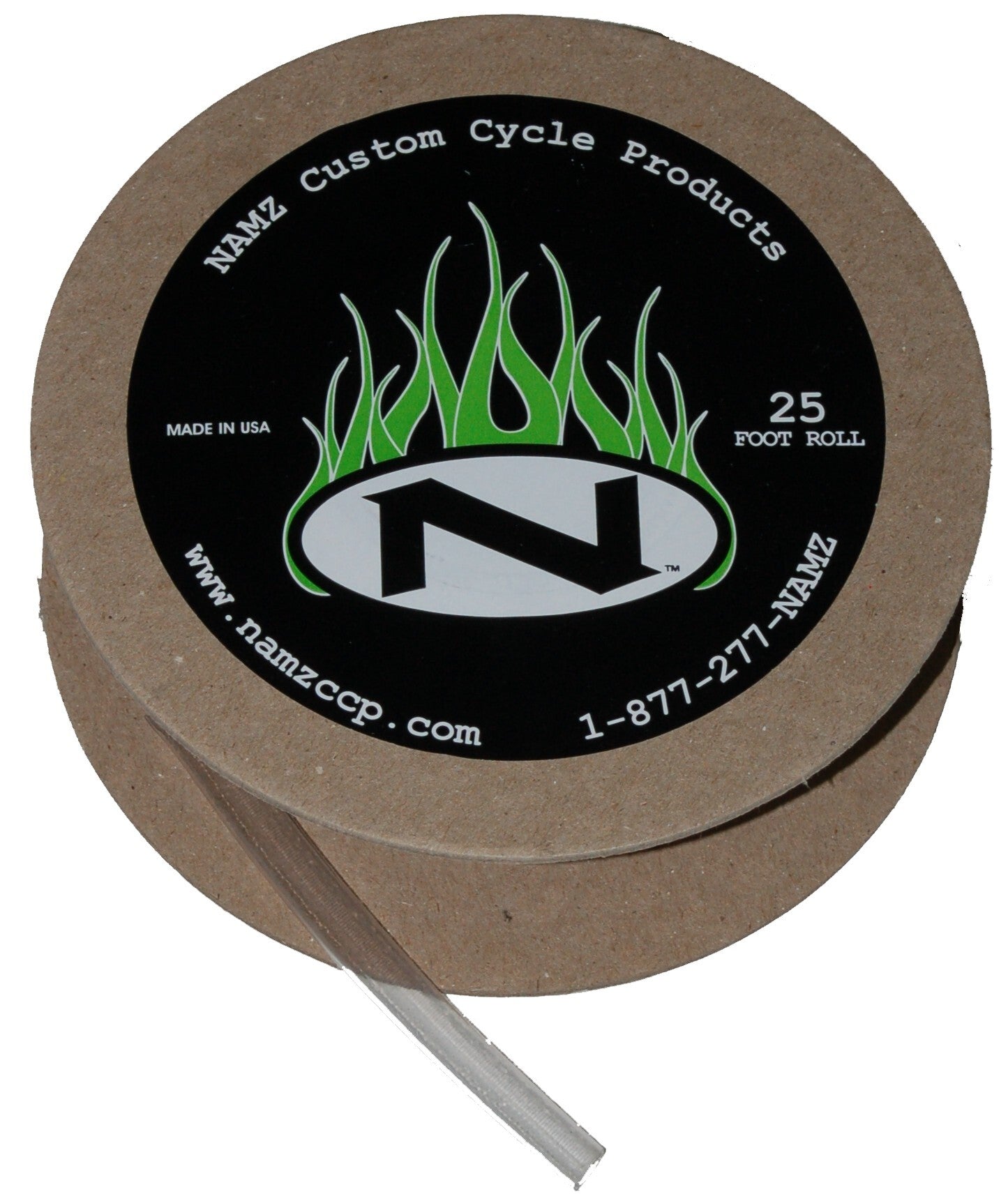 1/4" Id Clear Heat Shirnk 2:1 Ratio 25' Spool