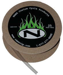 1/4" Id Clear Heat Shirnk 2:1 Ratio 25' Spool