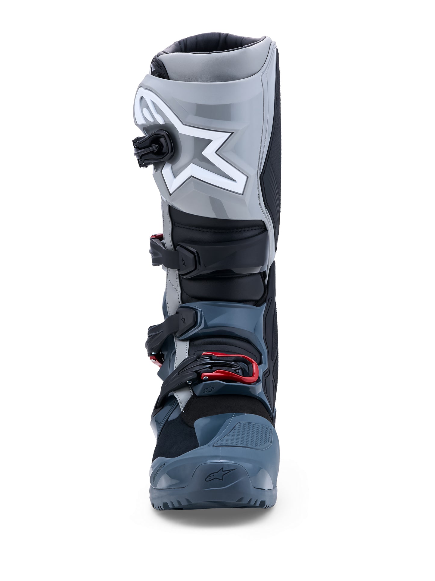 Tech 7 Enduro Drystar Boots Drk Gry/Mid Gry/Br Red 10