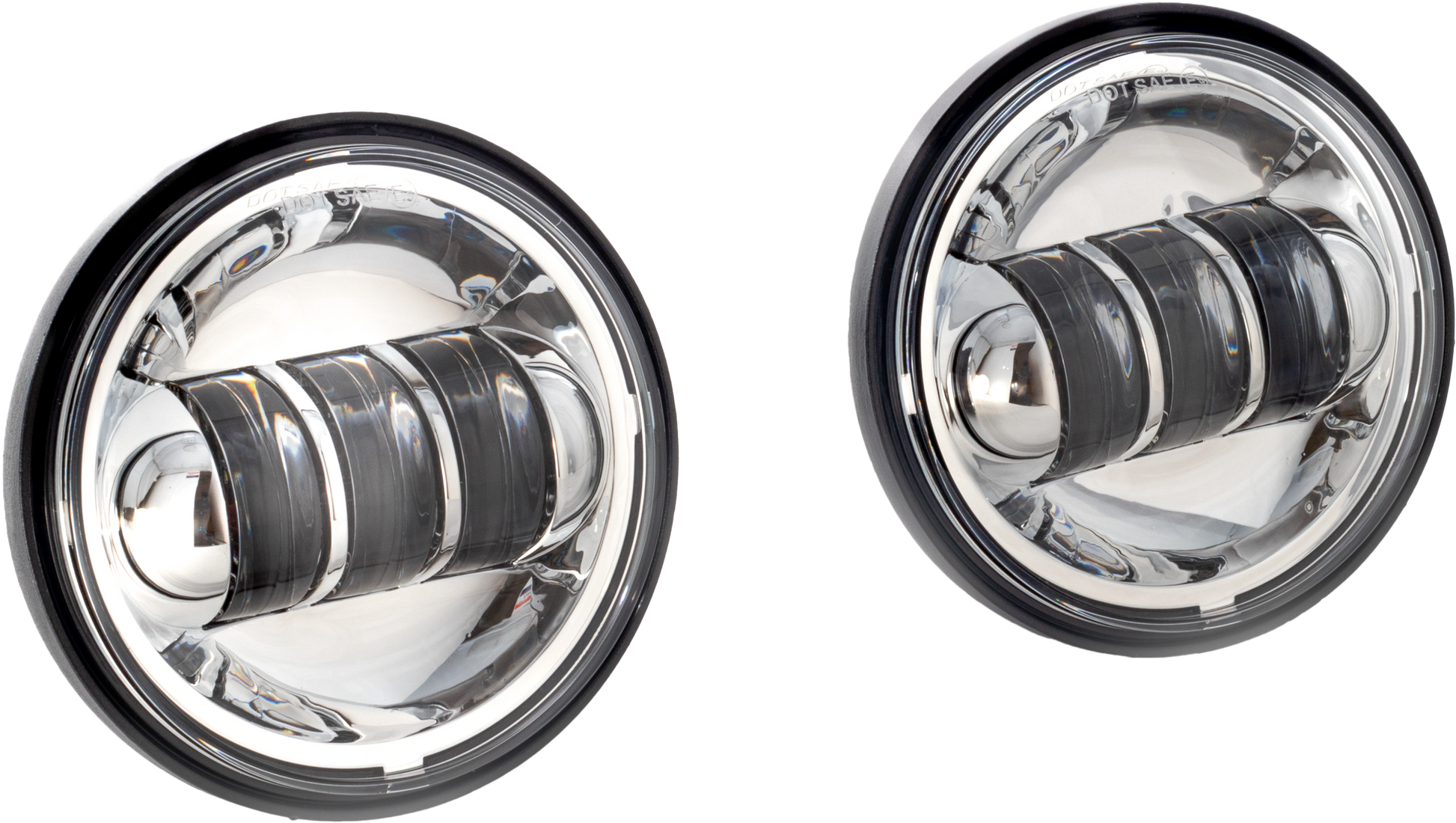 4.5" Passing Lamps Chrome Indian