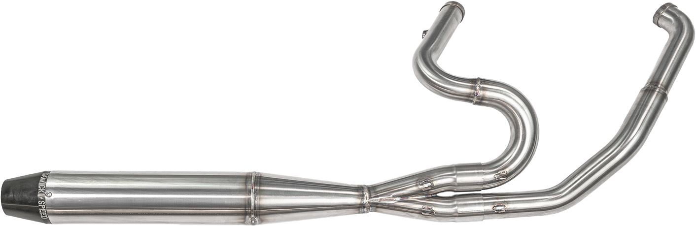 2in1 M8 Flt Mid Length Pipe Brushed Ss