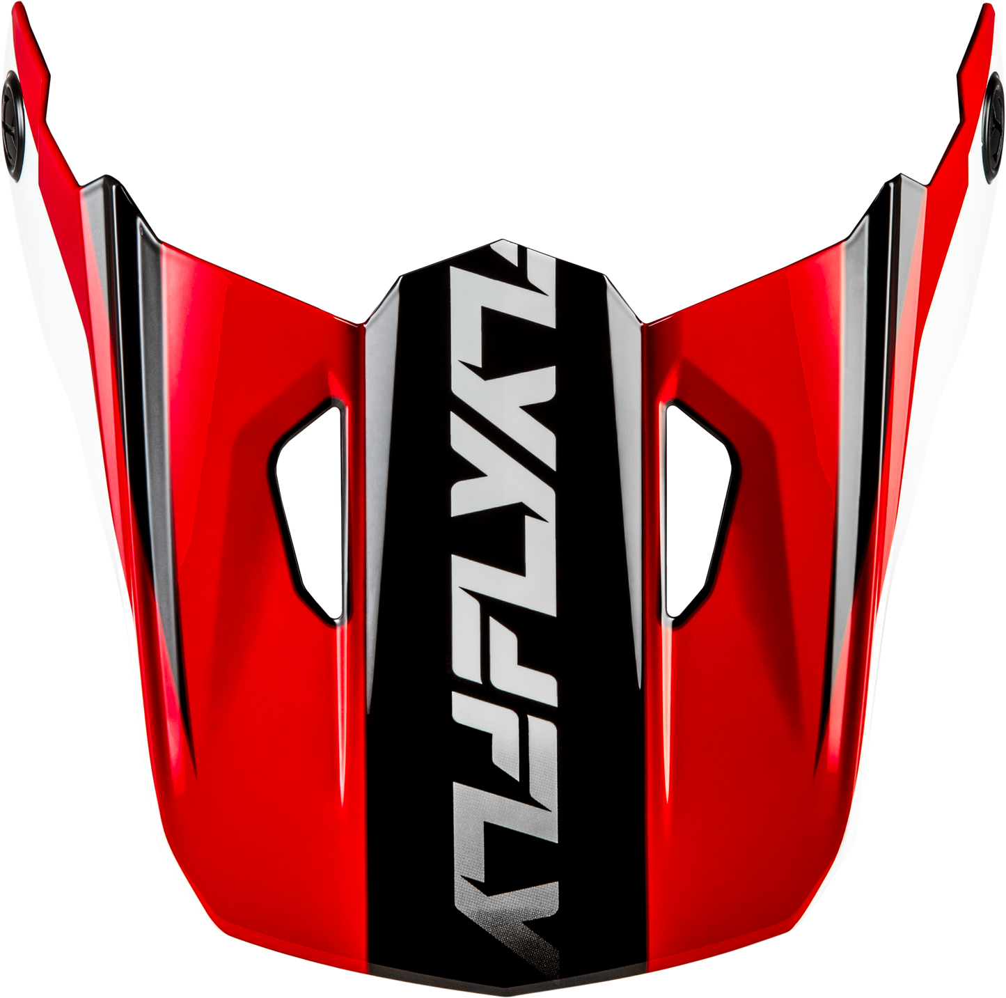 Kinetic Crest Helmet Visor Red/Black/White Md/Lg