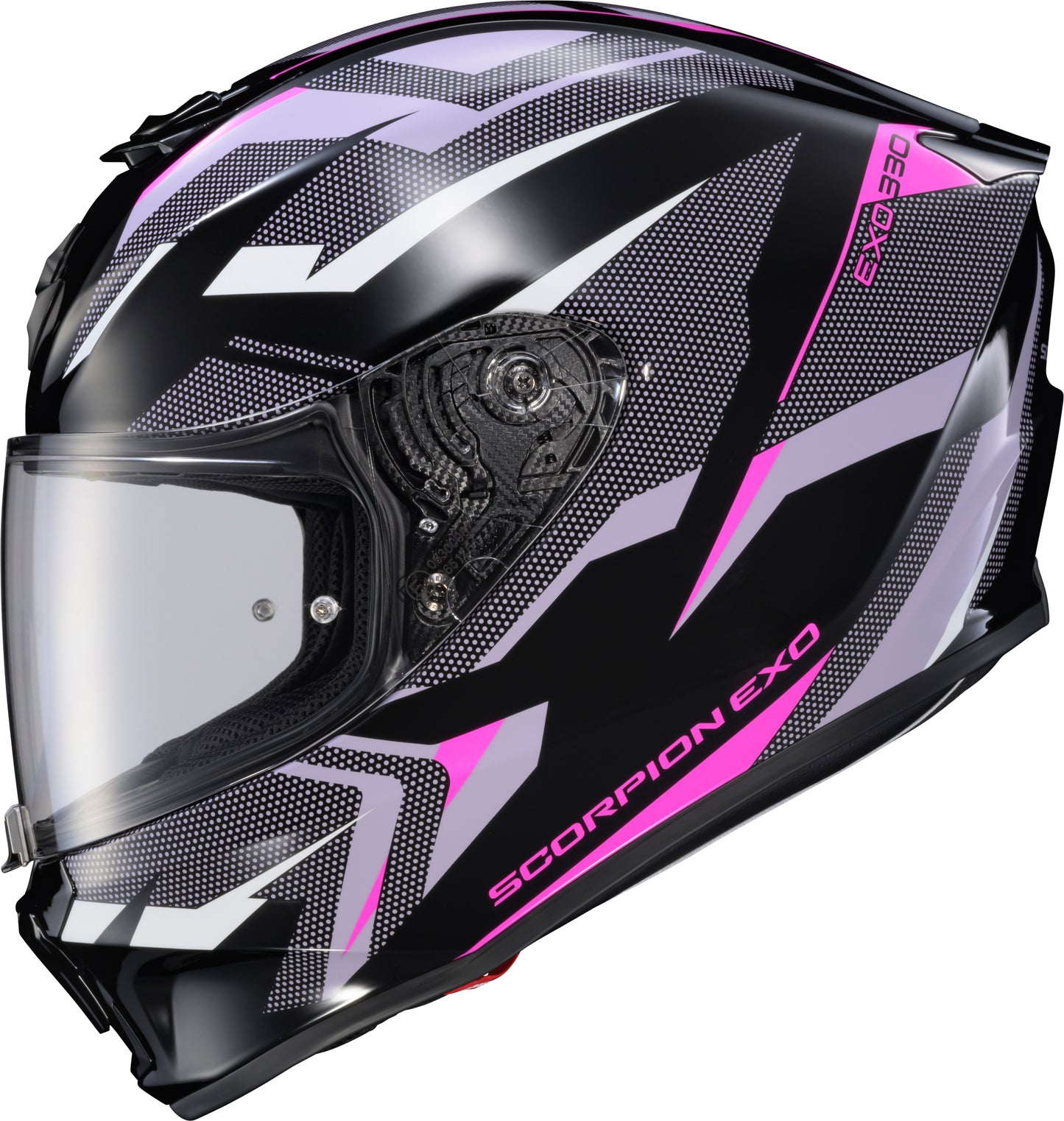Exo R330 Full Face Helmet Saga Black/Pink/Purple Lg