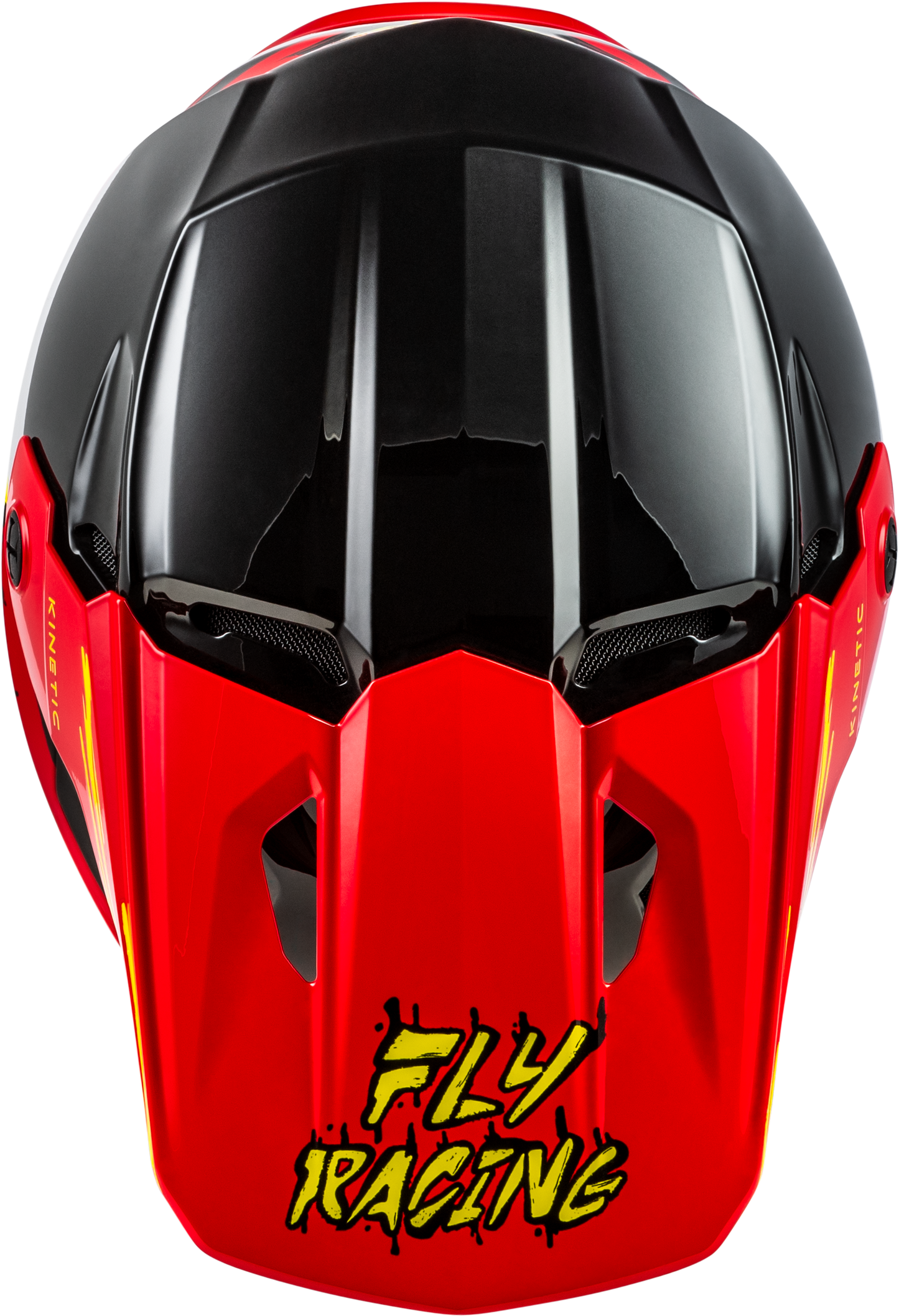 Youth Kinetic Surge Helmet Black/Red/Yellow Ys