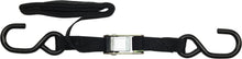1" Tie Down Black 2/Pk