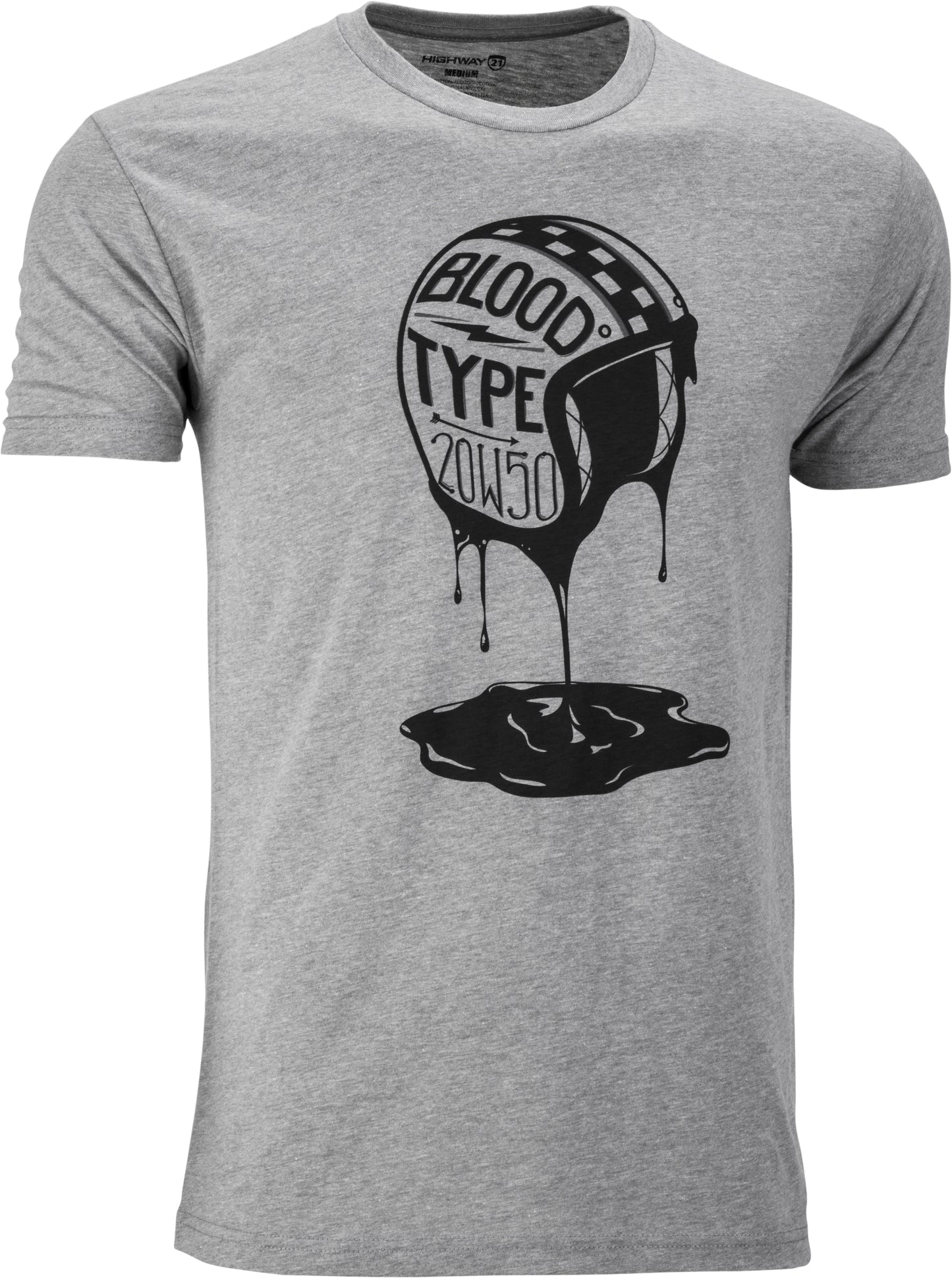 Blood Type Tee Heather Xl