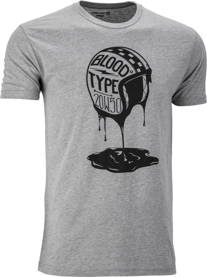 Blood Type Tee Heather Xl