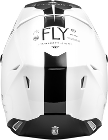 Yth Kinetic Lite Rival Helmet Gloss White/Black Ys