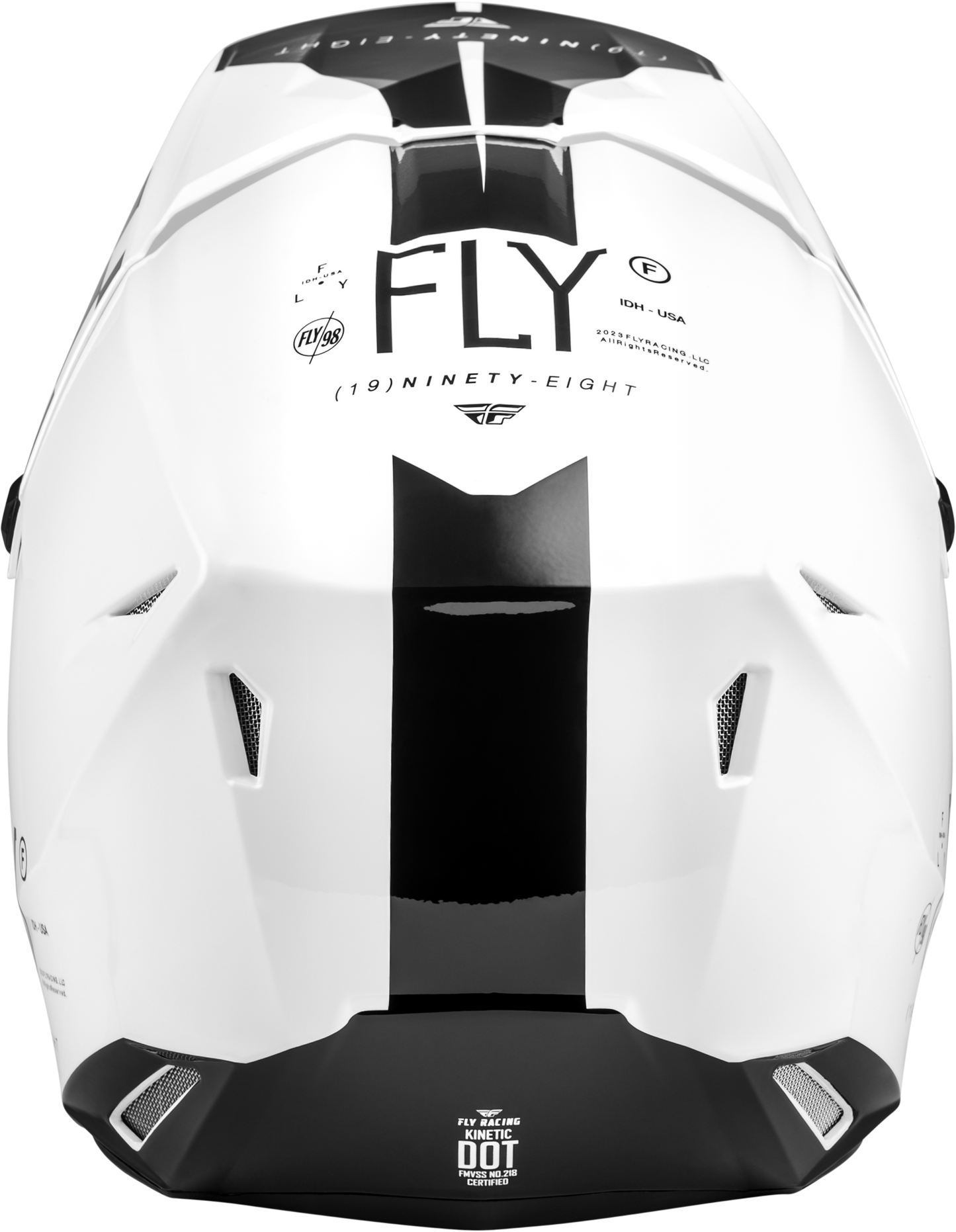 Kinetic Lite Rival Helmet Gloss White/Black Md