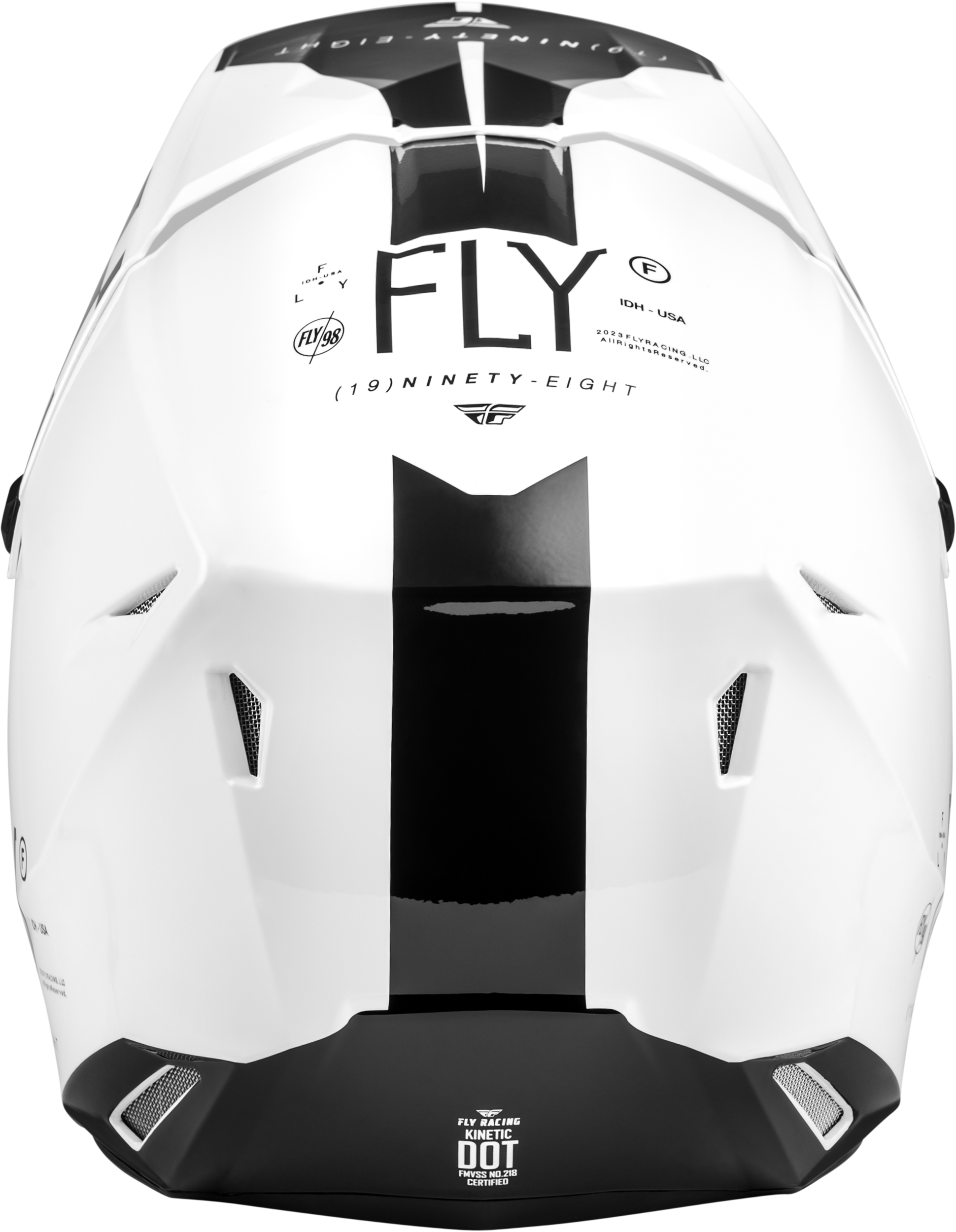 Kinetic Lite Rival Helmet Gloss White/Black Md