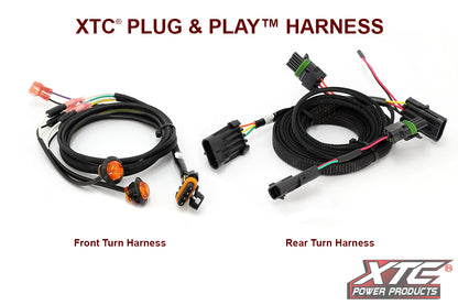 Auto Turn Signal Kit W/ Billet Lever And Front Drl Lights Can