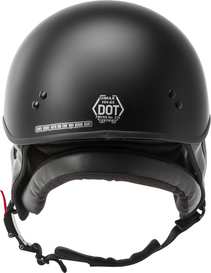 Hh 65 Half Helmet Naked Matte Black 2x