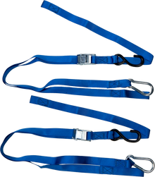 1" X 6' Tie Down Blue 2/Pk