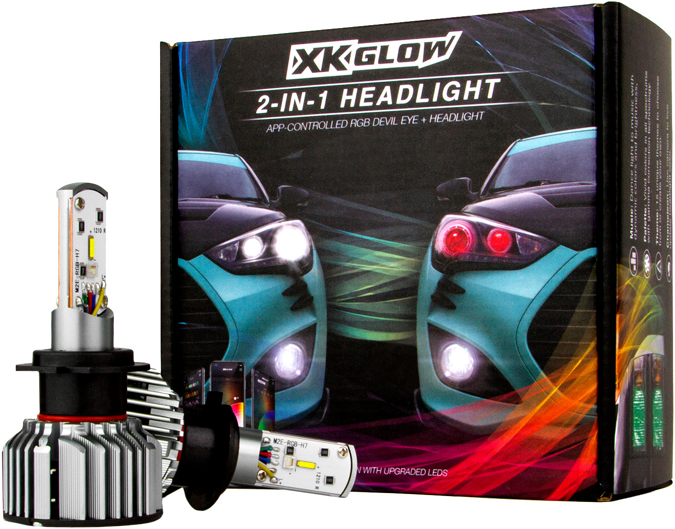 Rgb H4 Led Bulb Kit