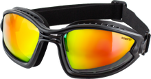 Ballast Sunglasses Blk/Crm Red W Red/Ylw Lens