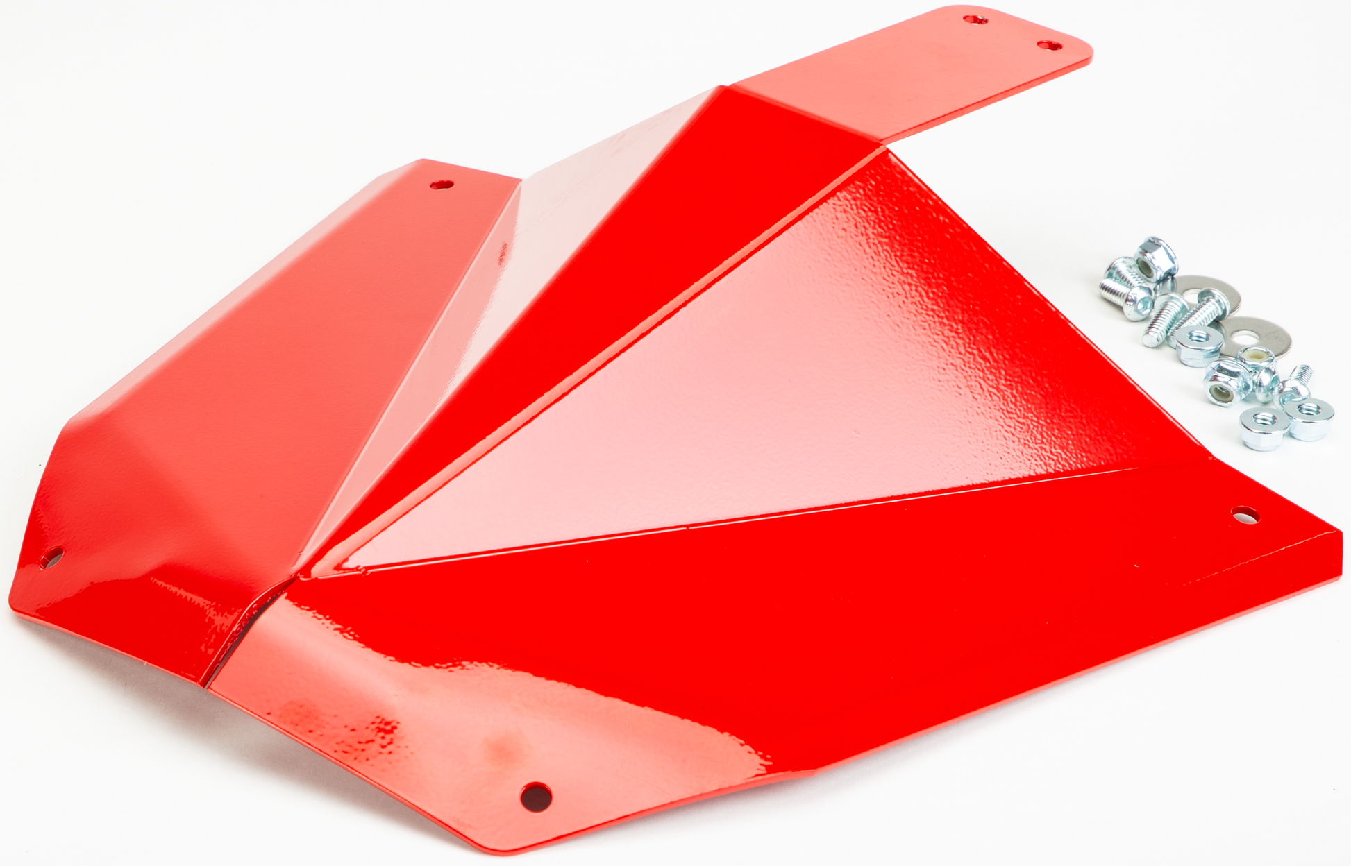 Skid Plate Red For Gen4 Front Bumper S/M