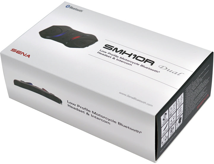 Smh10r Low Profile Bluetooth Headset & Intercom Dual Pack