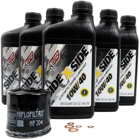 Sidexside Oil Change Kit 10w40 /W Oil Filter Yam