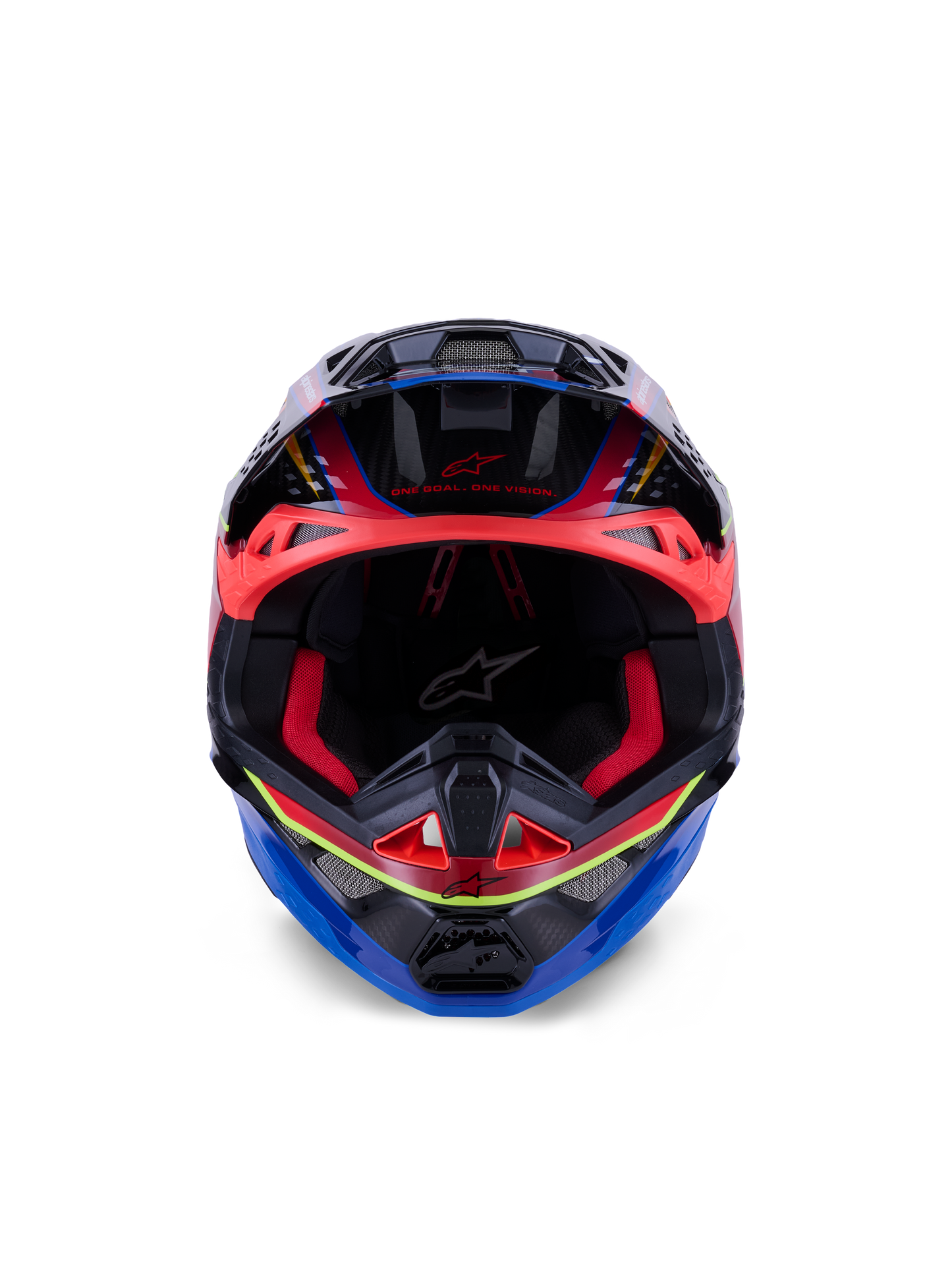 Supertech S M10 Era Helmet Blu/Rd/Ylw Fluo Glossy Xl