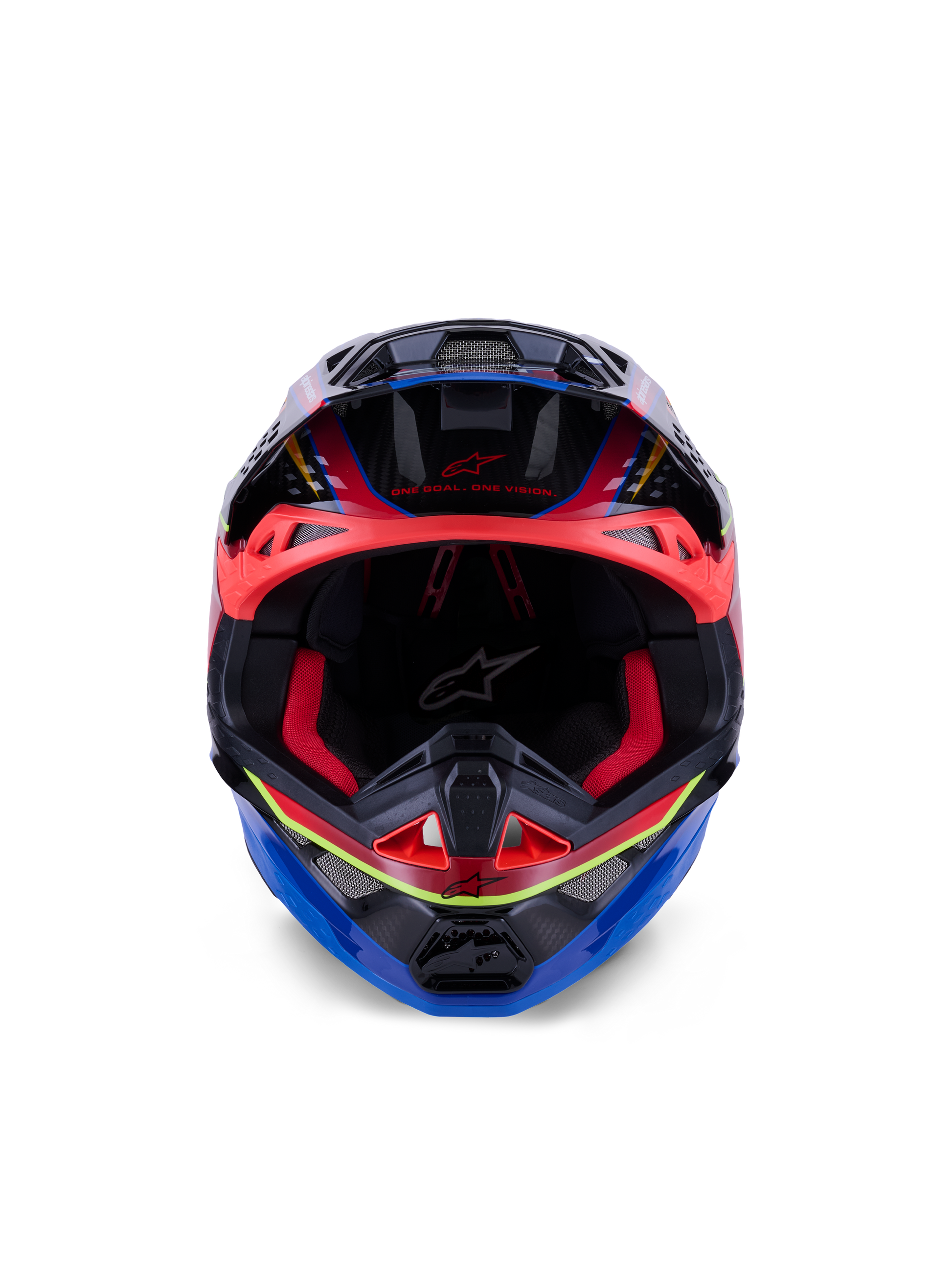 Supertech S M10 Era Helmet Blu/Rd/Ylw Fluo Glossy Lg