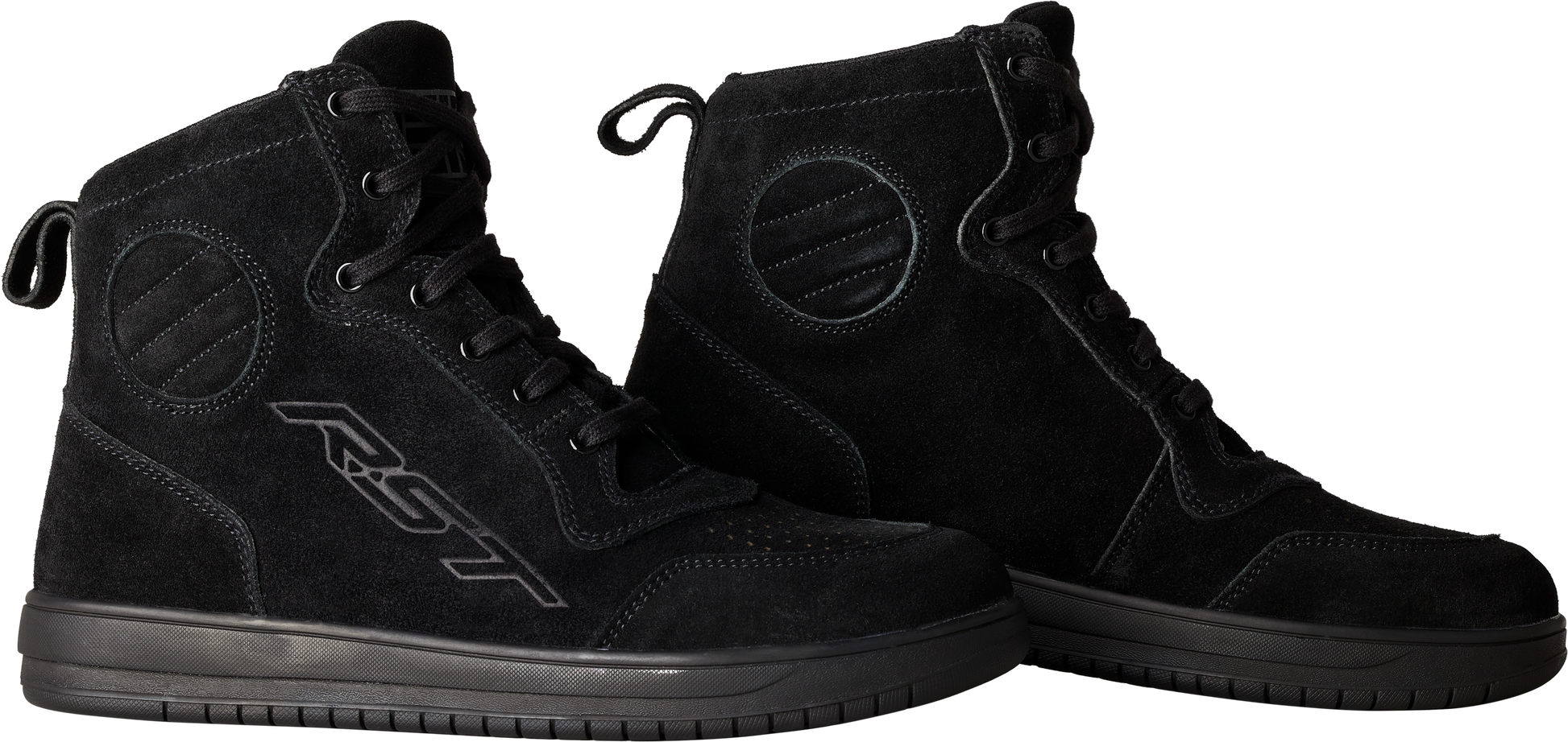 Hitop Moto Sneaker Ce Boot Black Suede  Sz 9
