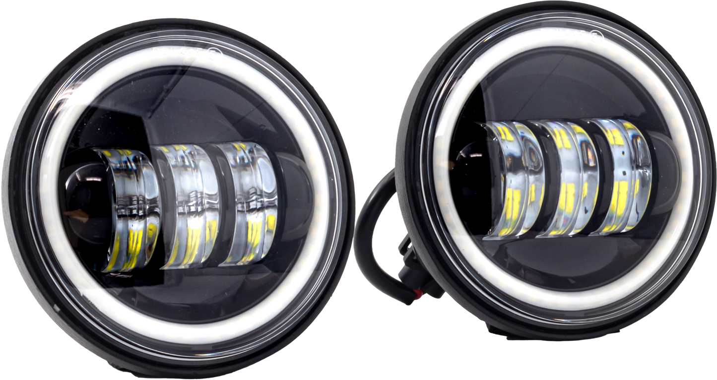 4.5" Passing Lamps Black Halo Indian