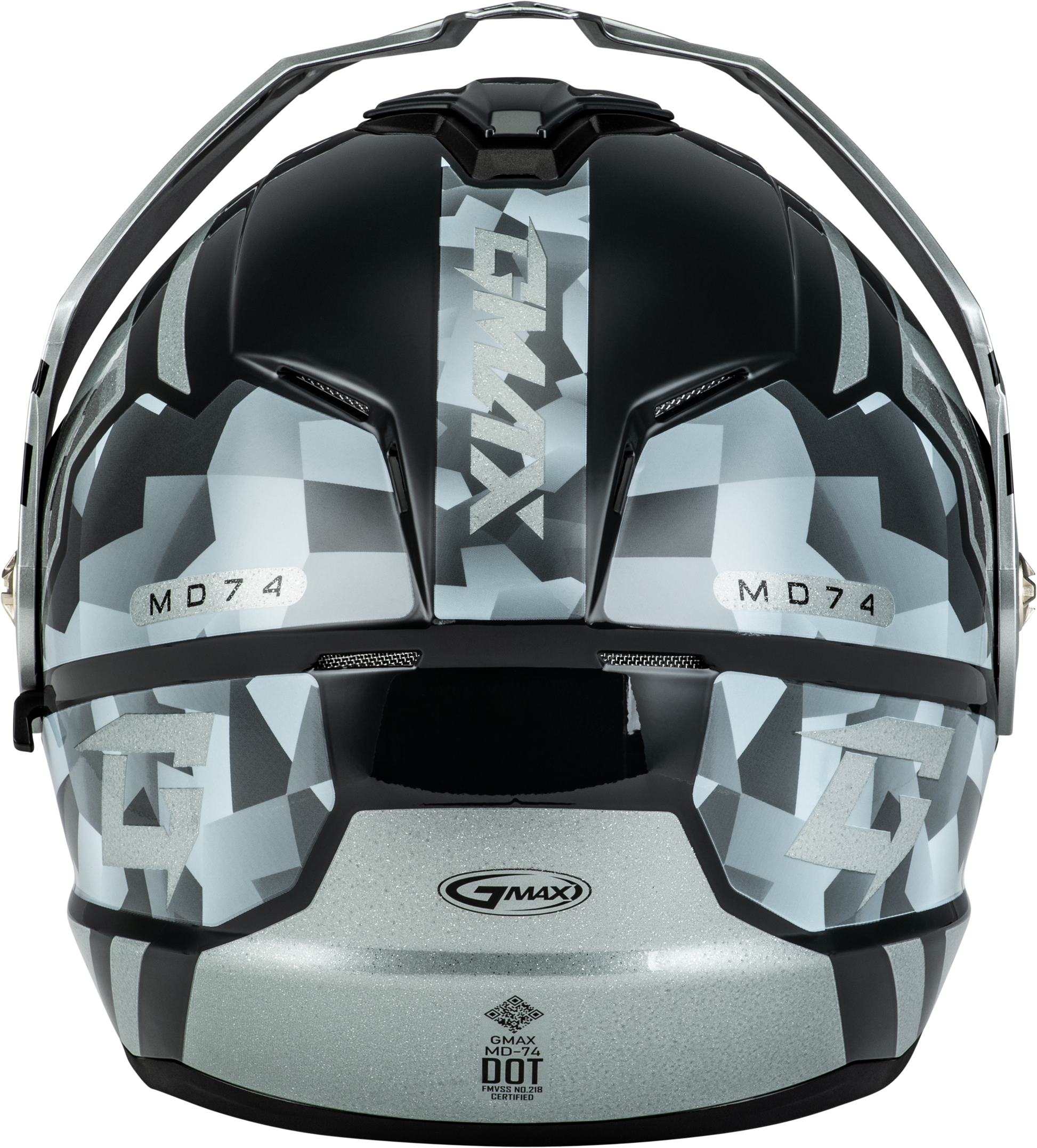 Md 74 Striker Modular Helmet W Slvr Shield Slvr/Blu Mtlc 2x