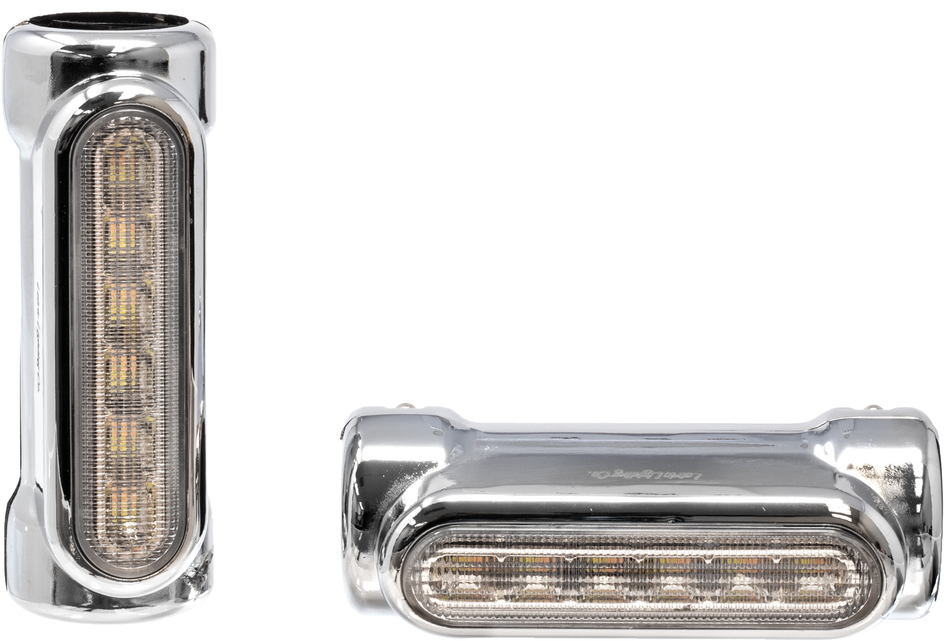 Engine Guard Led Lights Chr White/Amber